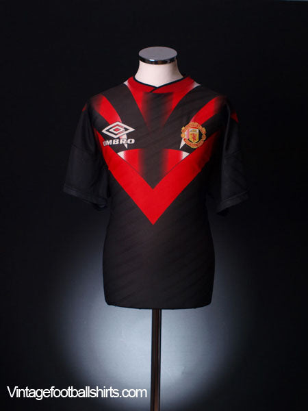 1994-96 Manchester United Umbro Training Shirt *Mint* M Training Shirt