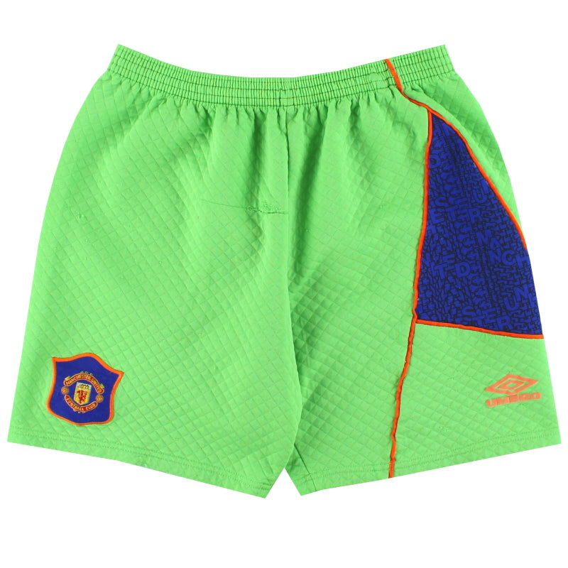 1996-98 Manchester United Umbro Third Shorts S | Vintage Football