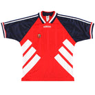 1994-96 Norway adidas Home Shirt L Football Shirt