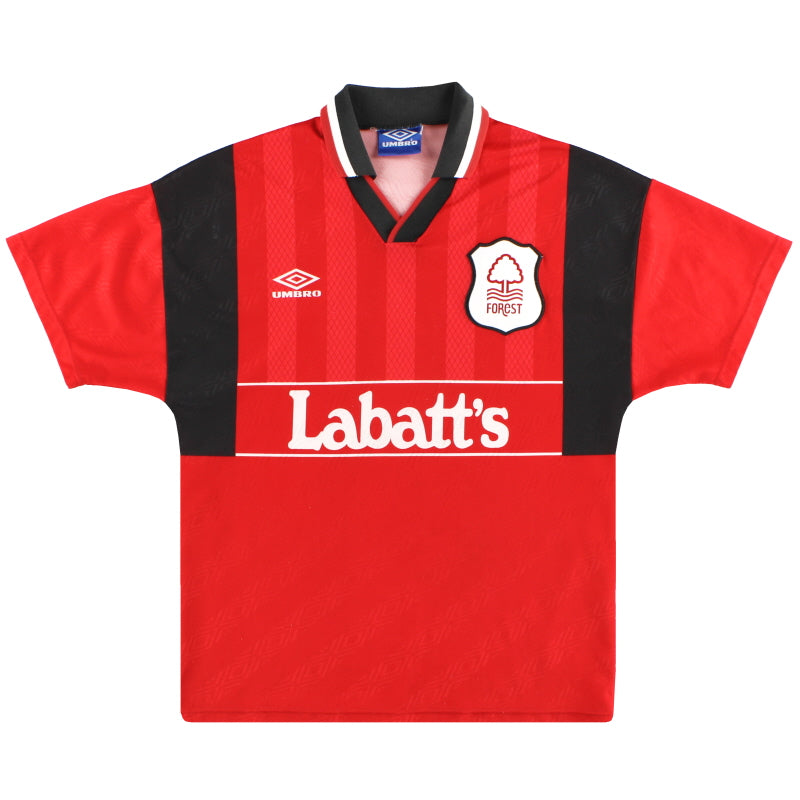 1994-96 Nottingham Forest Umbro Home Shirt M Football Shirt