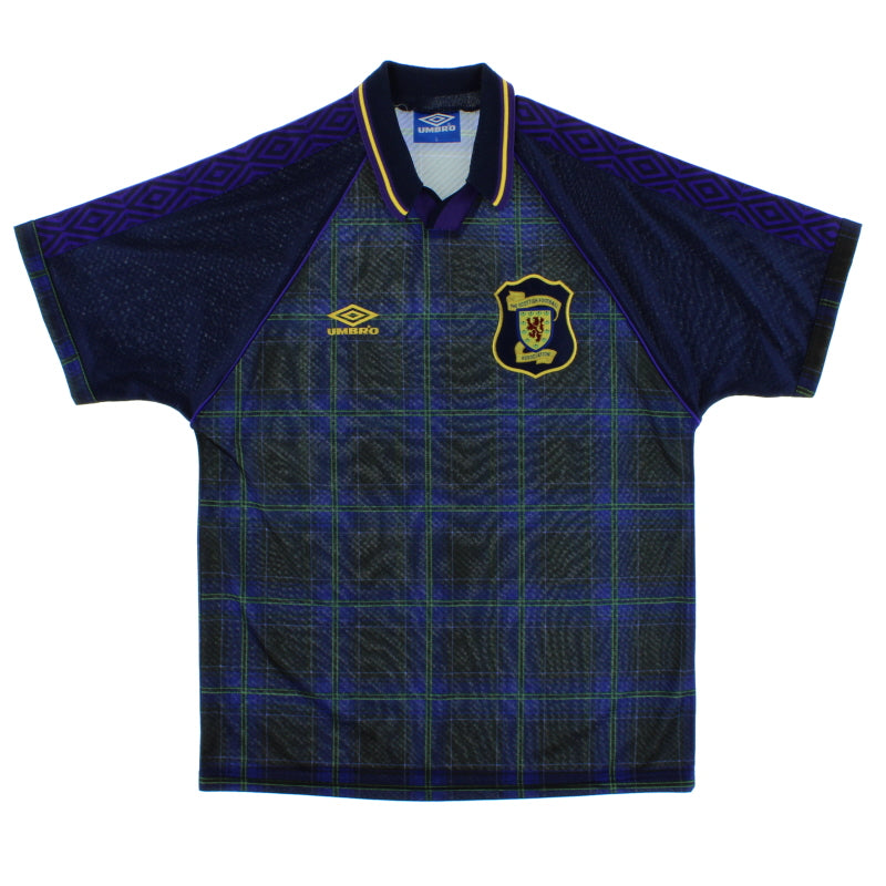 1994-96 Scotland Home Shirt M Football Shirt