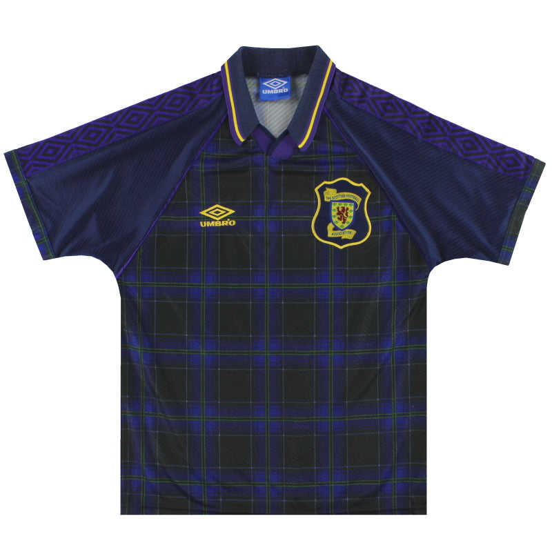 1994-96 Scotland Umbro Home Shirt XL | Vintage Football Shirts