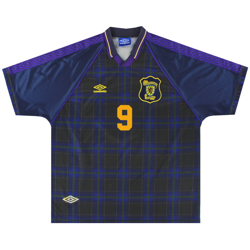 1994-96 Scotland Umbro Home Shirt McCoist #9 XXL | Vintage