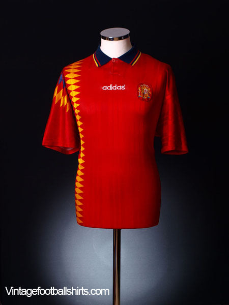 1994-96 Spain Home Shirt XL Football Shirt