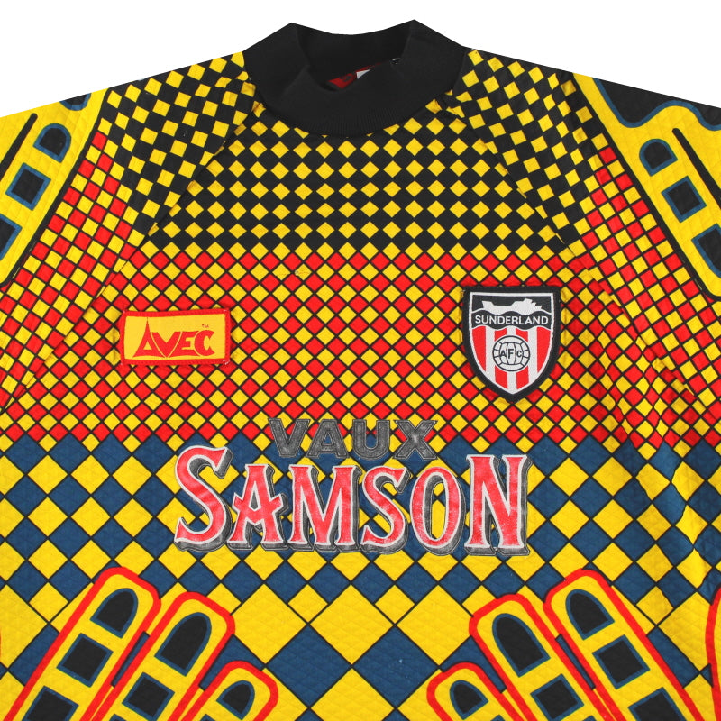 1994-96 Sunderland Avec Goalkeeper Shirt S | Vintage Football Shirts