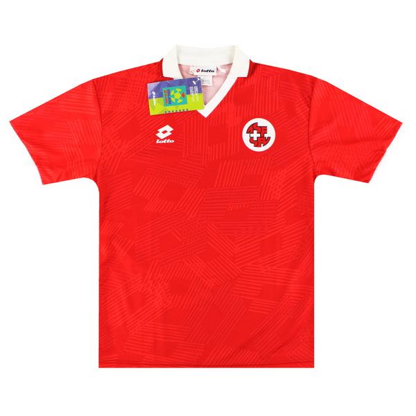 1994-96 Switzerland Lotto Home Shirt *w/tags* XL 36510 | Vintage