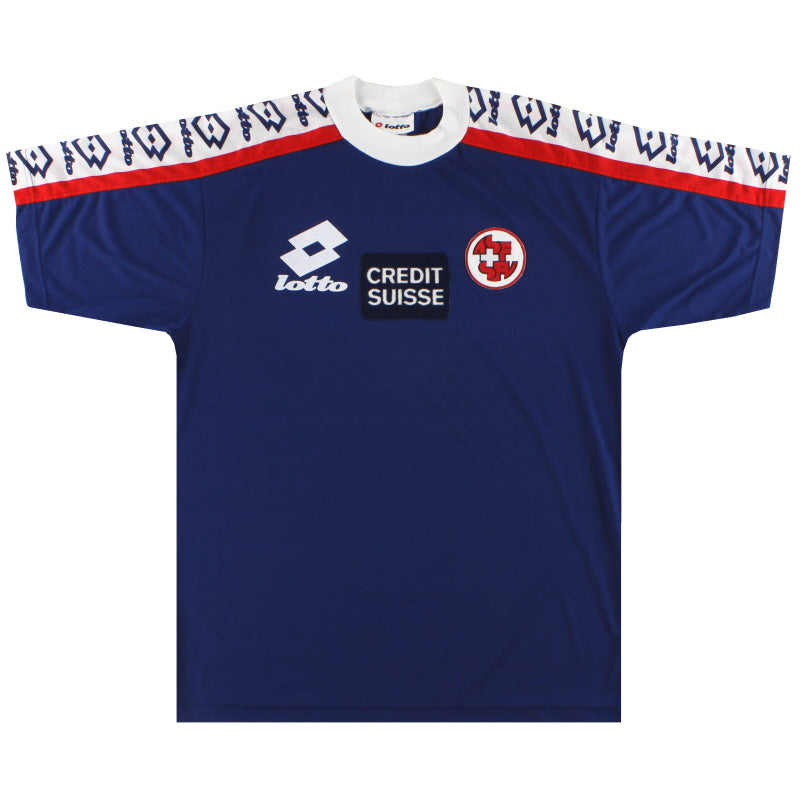 1994-96 Switzerland Lotto Training Shirt L Training Shirt