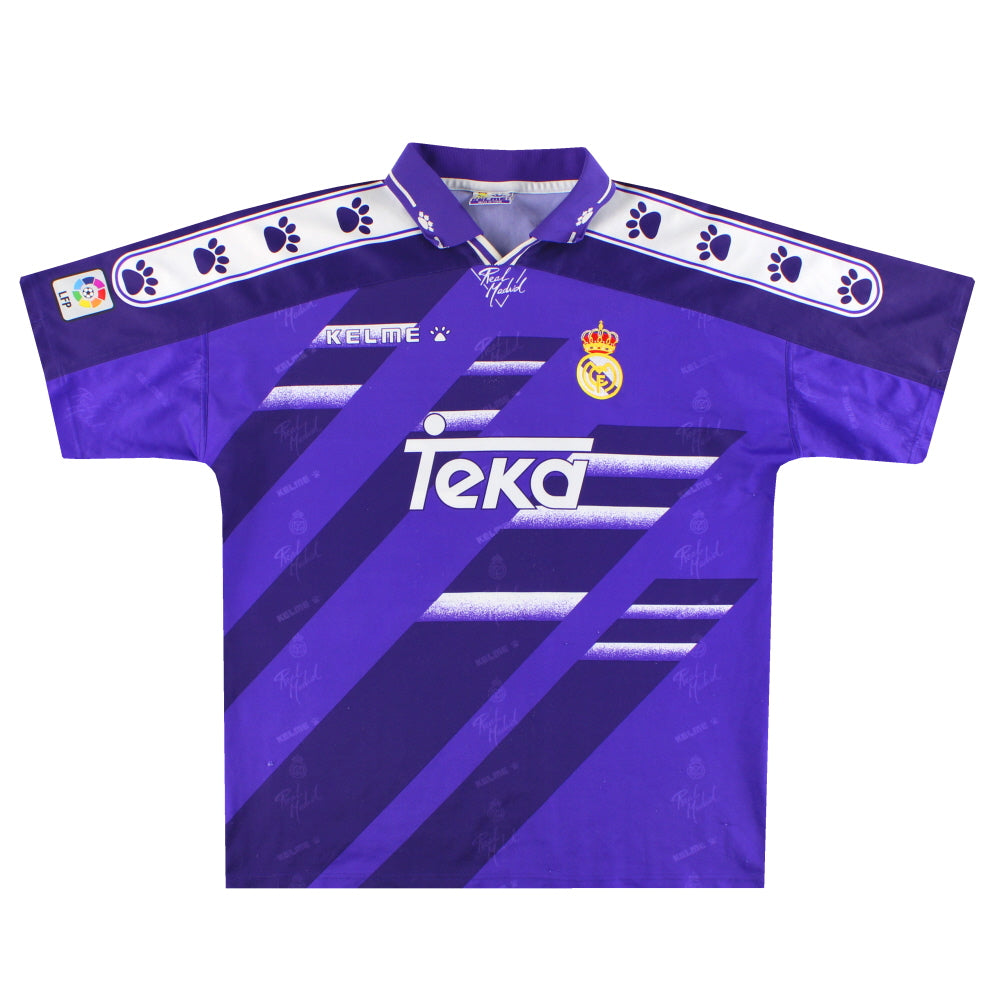 1994-96 Real Madrid Kelme Away Shirt L | Vintage Football Shirts