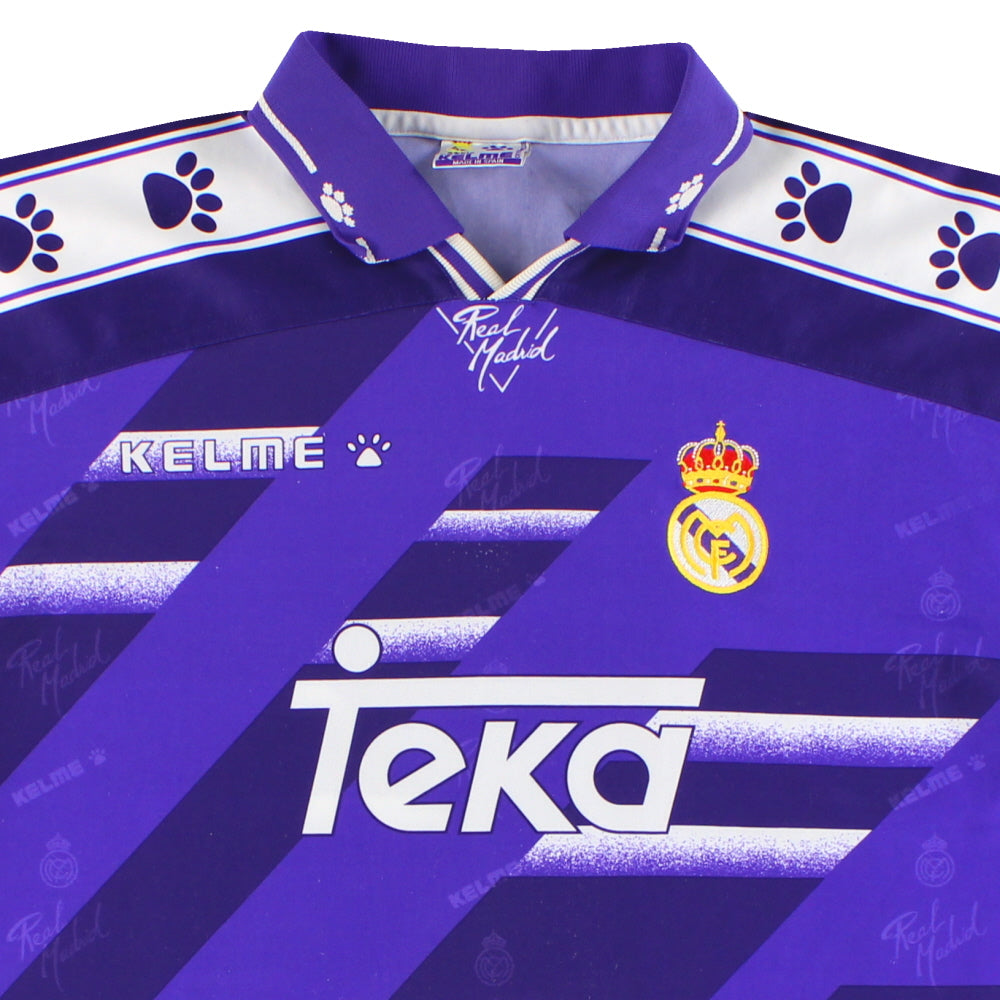 1994-96 Real Madrid Kelme Away Shirt L | Vintage Football Shirts