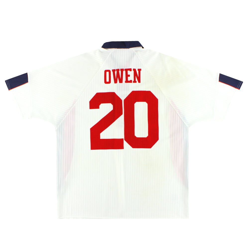 1997-99 England Umbro Home Shirt Owen #20 XXL | Vintage Football