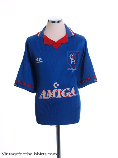 1994 Chelsea 'FA Cup Final' Home Shirt M Football Shirt