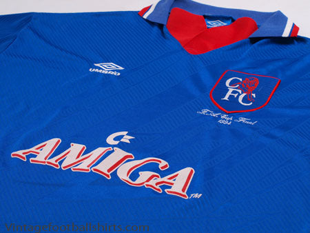1994 Chelsea 'FA Cup Final' Home Shirt M | Vintage Football Shirts