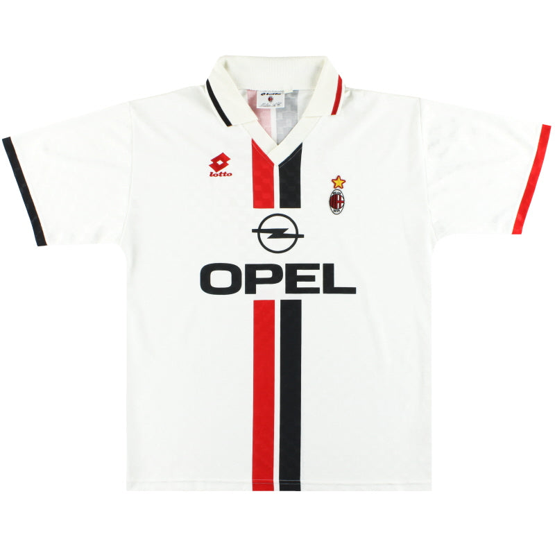 1995-96 AC Milan Lotto Away Shirt *Mint* XL Football Shirt