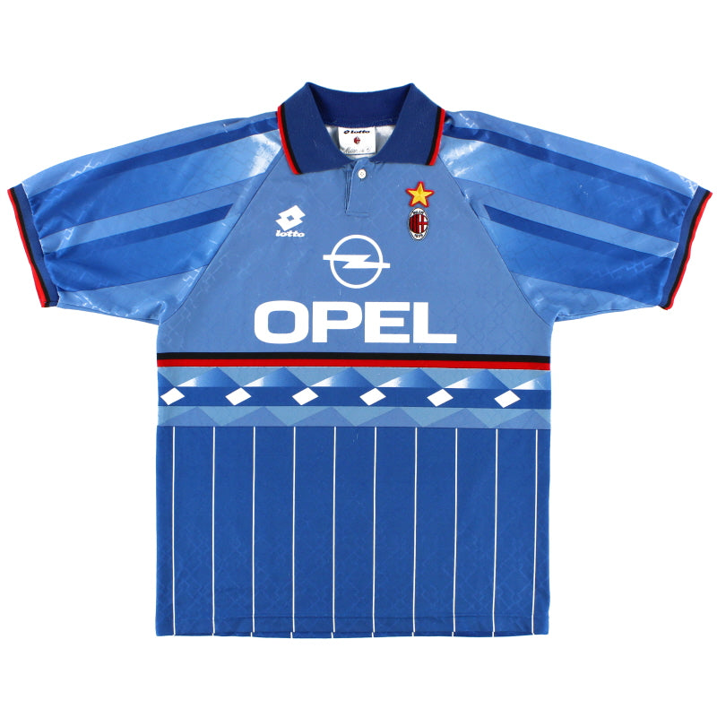 1995-96 AC Milan Lotto Fourth Shirt L | Vintage Football Shirts