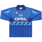 1995-96 AC Milan Lotto Fourth Shirt L/S L Football Shirt