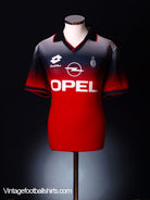 1995-96 AC Milan Lotto Training Shirt XL Training Shirt