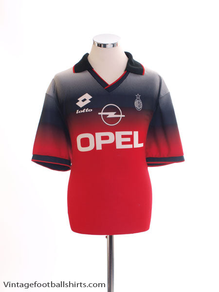 1995-96 AC Milan Lotto Training Shirt L Training Shirt