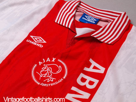 1995-96 Ajax Home Shirt *Mint* L | Vintage Football Shirts