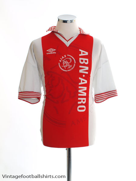 1995-96 Ajax Home Shirt XL Football Shirt