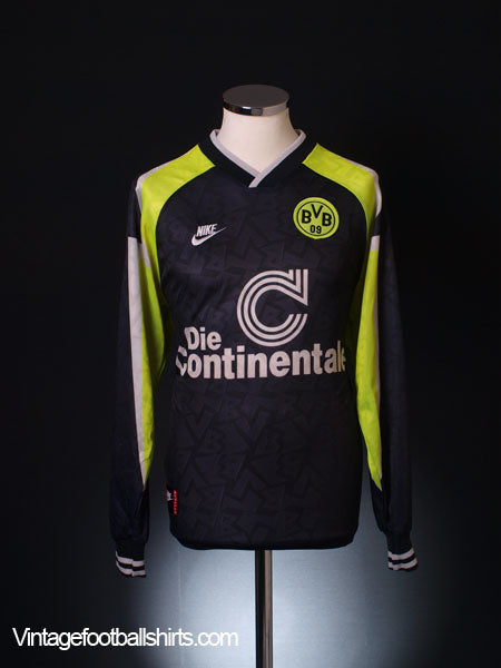 1995-96 Borussia Dortmund Away Shirt *Mint* L/S S Football Shirt