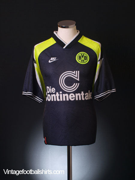 1995-96 Borussia Dortmund Away Shirt S Football Shirt