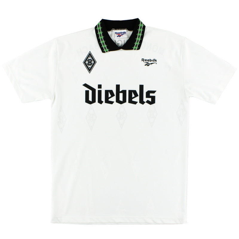 1995-96 Borussia Monchengladbach Reebok Home Shirt L Football Shirt