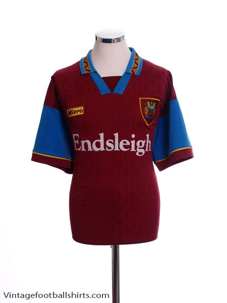 1995-96 Burnley Home Shirt L