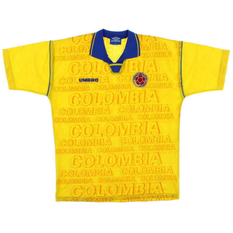 1995-96 Colombia Home Shirt XL | Vintage Football Shirts