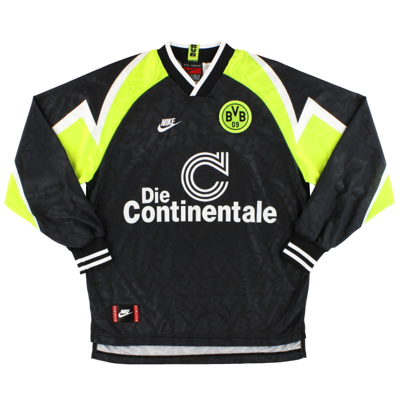 1995-96 Dortmund Nike 'Deutscher Meister' Away Shirt L/S M Football Shirt