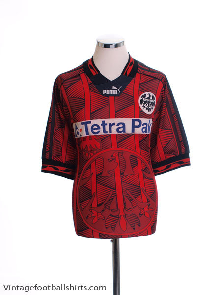 1995-96 Eintracht Frankfurt Home Shirt L Football Shirt