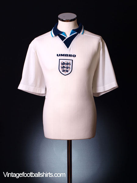 1995-96 England Home Shirt XL Football Shirt