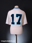 1995-96 England Player Issue Home Shirt #17 XL Football Shirt