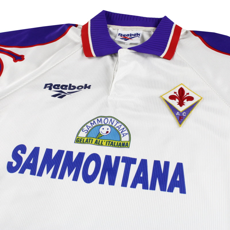 1995-96 Fiorentina Reebok Away Shirt L | Vintage Football Shirts