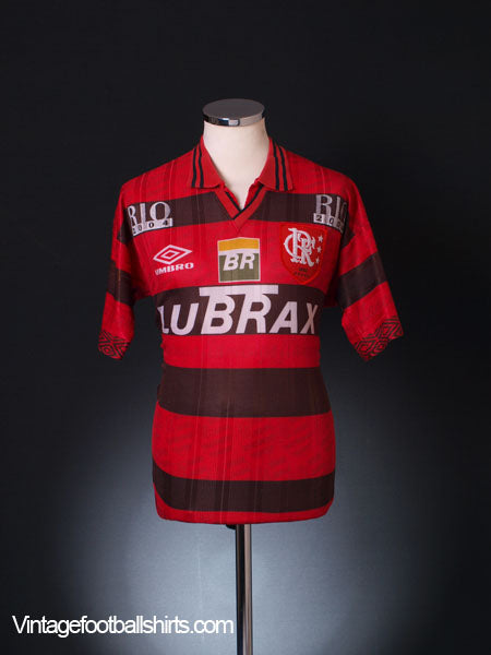 1995-96 Flamengo Centenary Home Shirt #7 L | Vintage 1995-96 Flamengo Centenary Home Shirt #7 L | Vintage