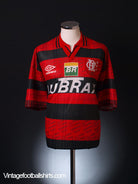 1995-96 Flamengo Centenary Home Shirt *As New* XL Football Shirt