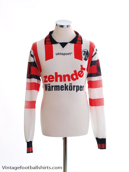 1995-96 Freiburg Away Shirt L/S L Football Shirt
