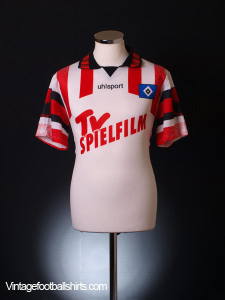 1995-96 Hamburg Home Shirt M Football Shirt