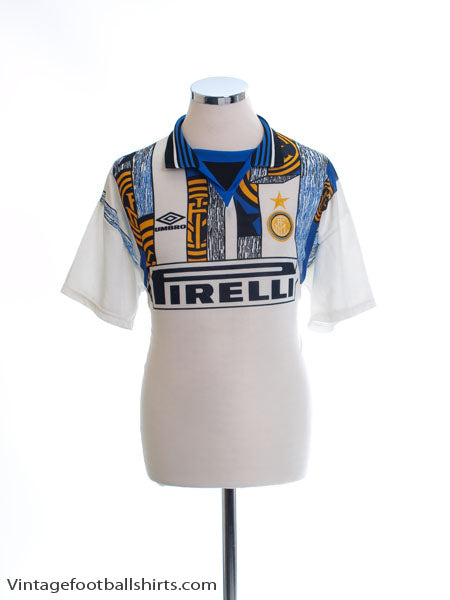 1995-96 Inter Milan Third Shirt M Football Shirt