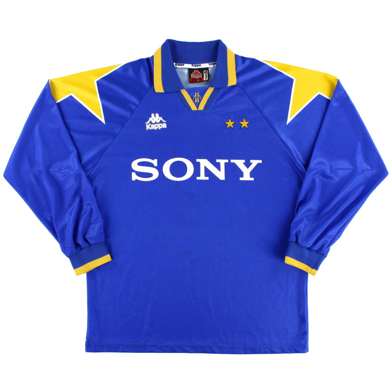 1995-96 Juventus Away Shirt L/S XL Football Shirt