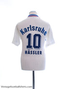 1995-96 Karlsruhe Home Shirt Hassler #10 M Football Shirt