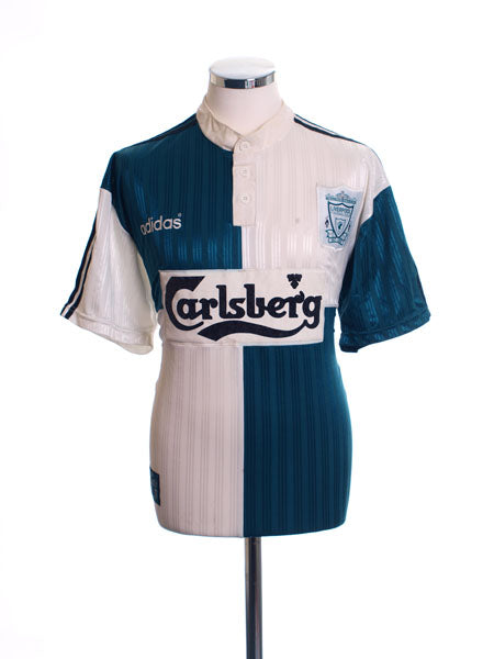 1995-96 Liverpool Away Shirt L | Vintage Football Shirts
