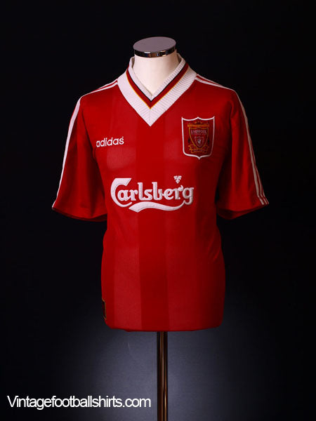 1995 96 Liverpool Home Shirt M Vintage Football Shirts