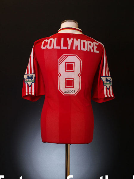 1995-96 Liverpool Match Issue Home Shirt Collymore #8 Football Shirt