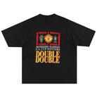 1995-96 Manchester United 'Double Double' Graphic Tee L T-Shirt