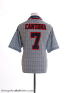 1995-96 Manchester United Away Shirt Cantona #7 L Football Shirt