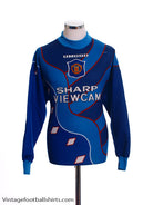 1995-96 Manchester United Goalkeeper Shirt L Football Shirt