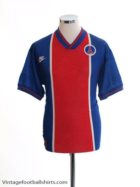 1995-96 Paris Saint-Germain Home Shirt M Football Shirt