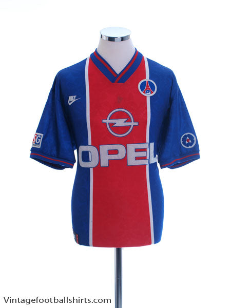 1995-96 Paris Saint-Germain Home Shirt M Football Shirt