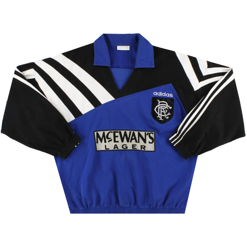 1995-96 Rangers adidas Drill Top M | Vintage Football Shirts