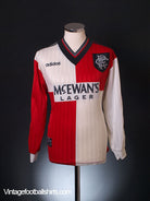 1995-96 Rangers Away Shirt L/S M Football Shirt